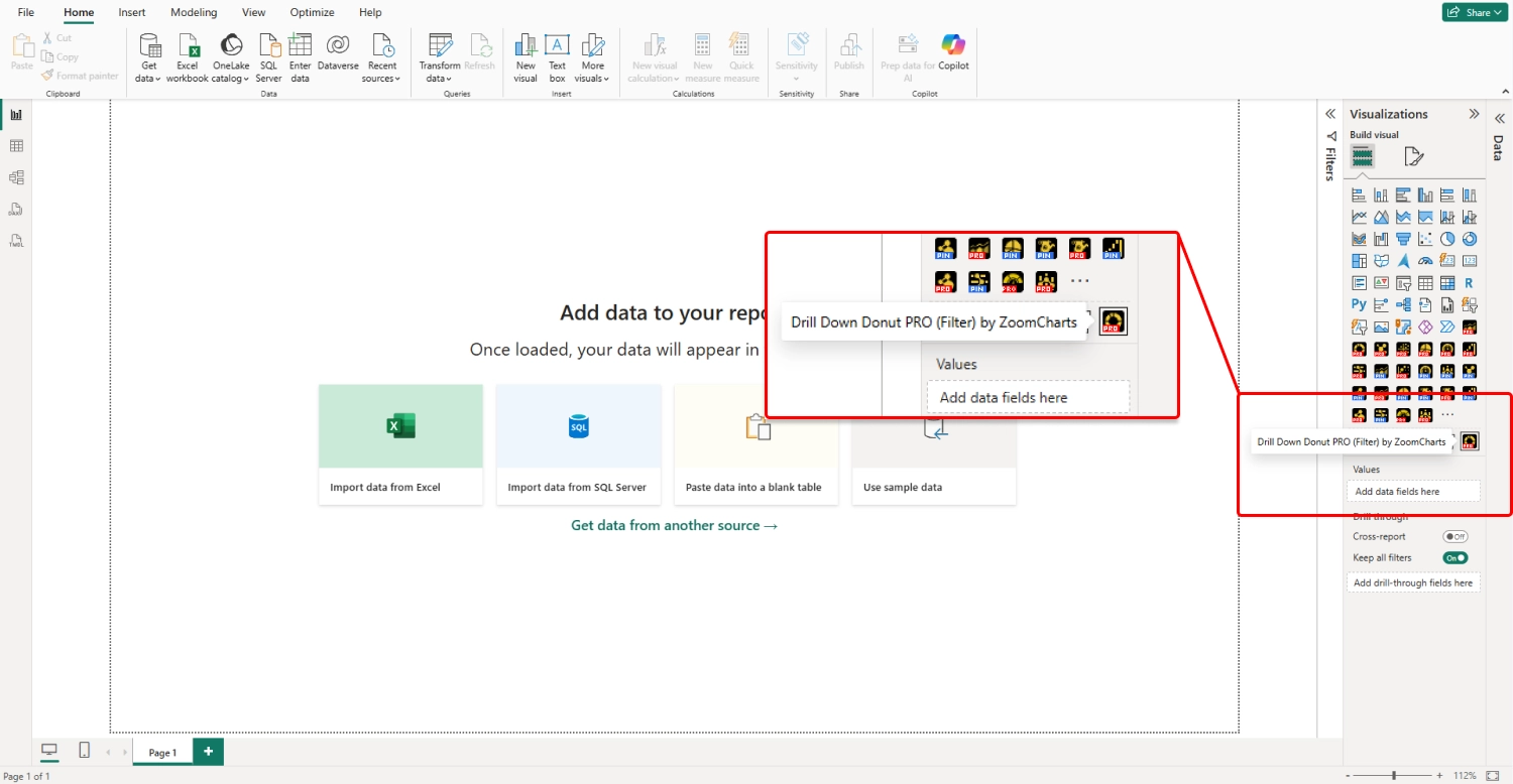 Donut: Add Chart To Report Add Chart To Report