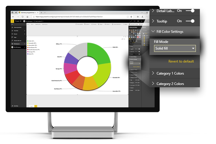 donut-visual-for-power-bi-solid-fill